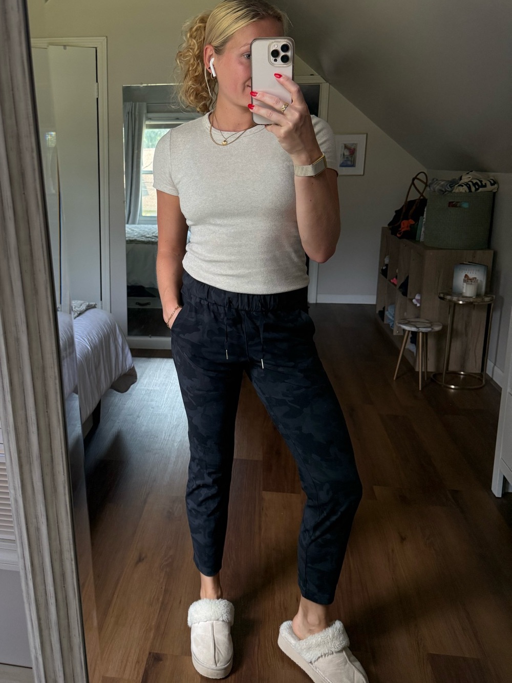 lululemon athletica Black Camo Jogger Pants